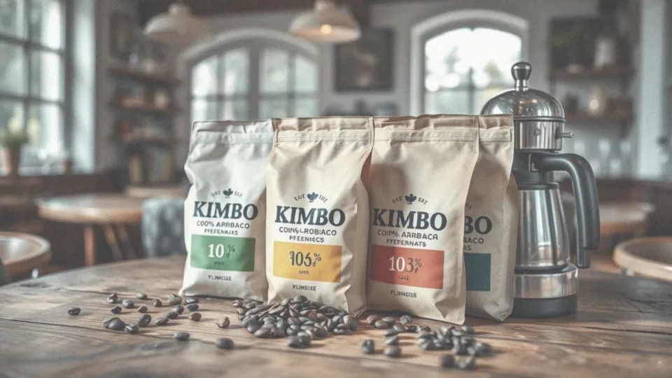 Jakie mieszanki ziaren kawy Kimbo są dostępne?