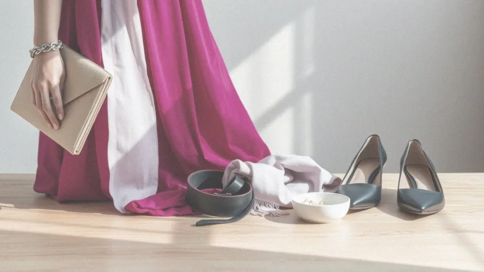 Jakie kolory dodatków harmonizują z malinową sukienką?