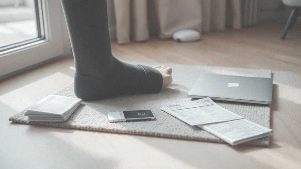 Co wpływa na wysokość odszkodowania za złamanie nogi?