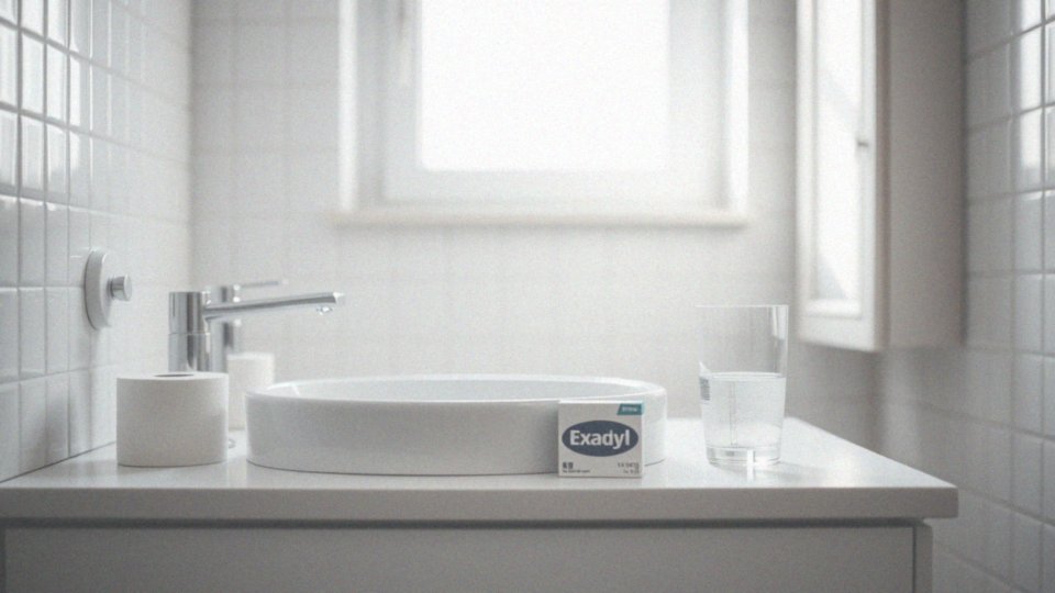 Jakie są możliwe skutki uboczne biegunki związane z Exacylem?