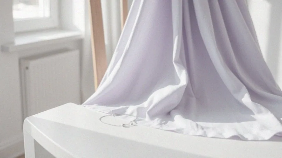 Jakie minimalne akcenty są wskazane w stylizacji chabrowej sukienki?