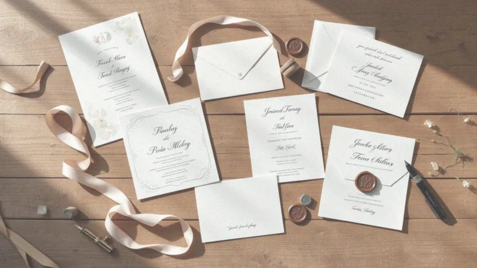 Ile kosztują zaproszenia weselne?