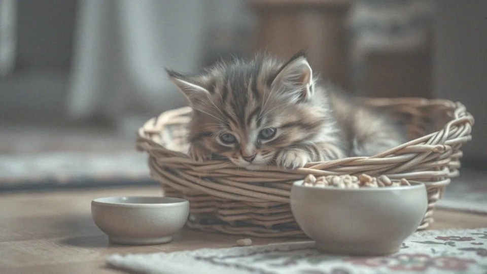 Ile waży kociak w wieku 2 miesięcy?