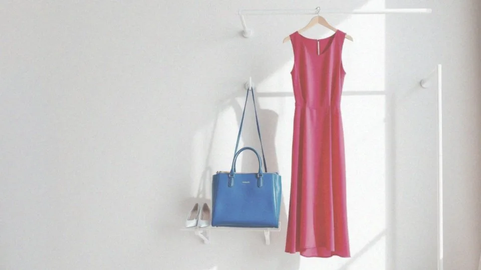 Czy można nosić mocne kolory dodatków do czerwonej sukienki?