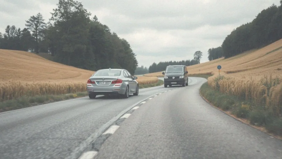 Jakie są zasady dotyczące wymijania na zwężonych odcinkach drogi?