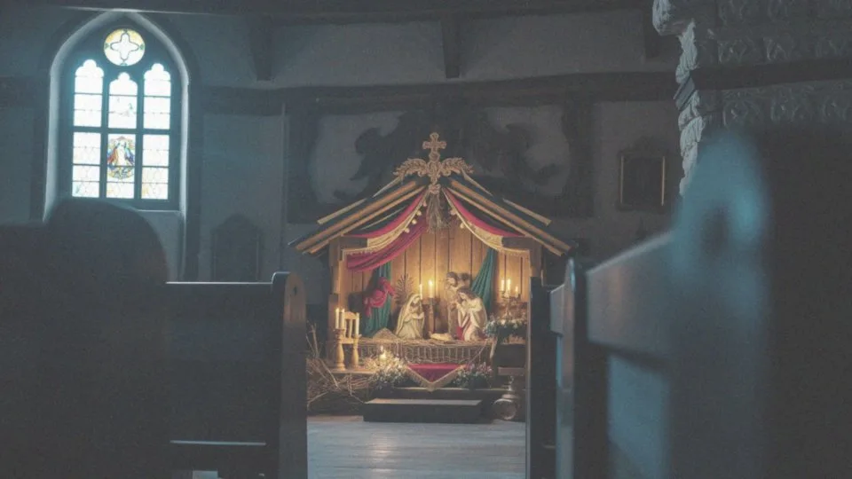 Jakie lokalne tradycje związane są z szopkami w kościołach?