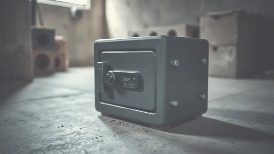 Jak przytwierdzić mały sejf do podłoża?