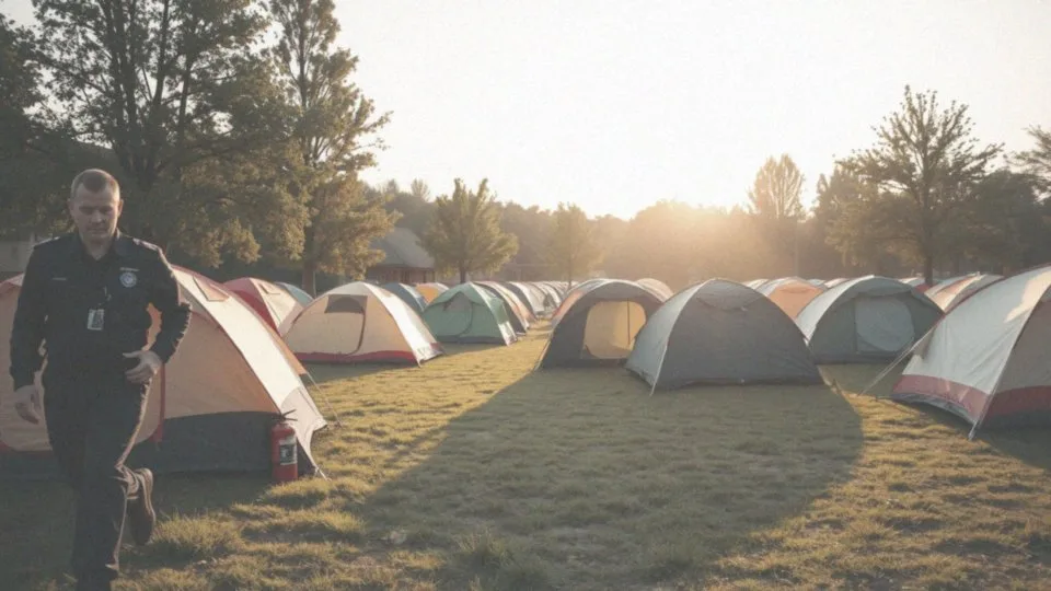 Jak wygląda ochrona i bezpieczeństwo na polu namiotowym?