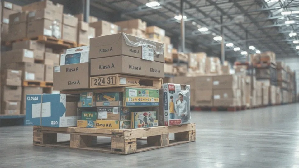 Jakie artykuły znajdują się w paletach klasa A?