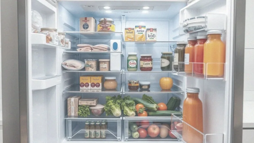 Jakie są wartości temperatury dla różnych produktów w lodówce No Frost?